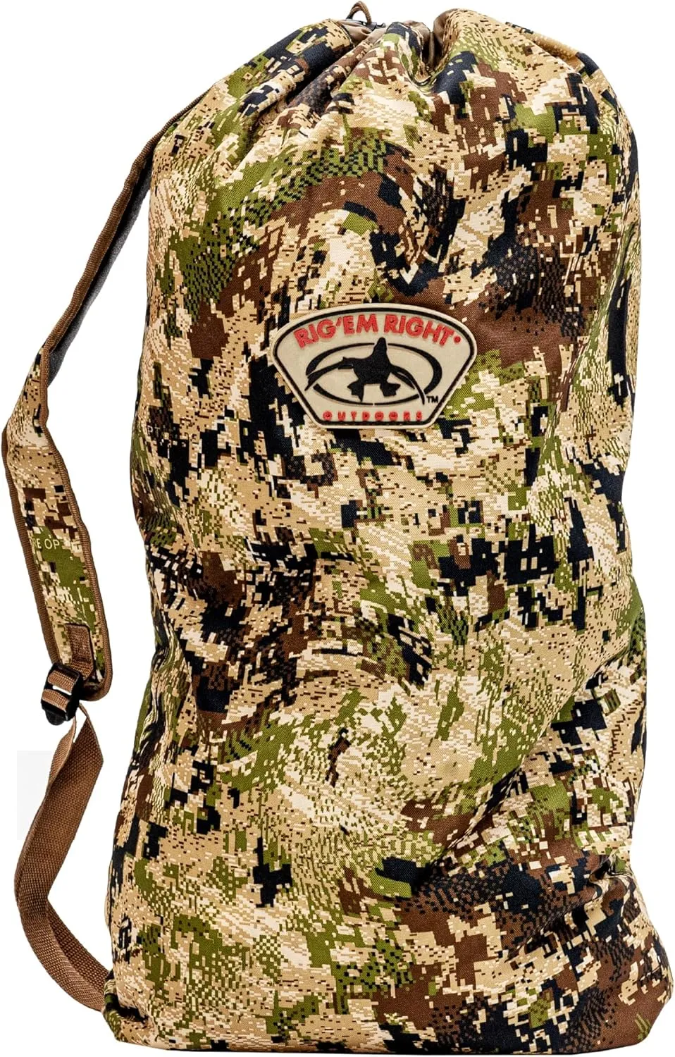 Rig'Em Right Turkey Decoy Bag, Subalpine, Padded Shoulder Strap, Heavy Duty 600D Shell and Durable Cinch Top