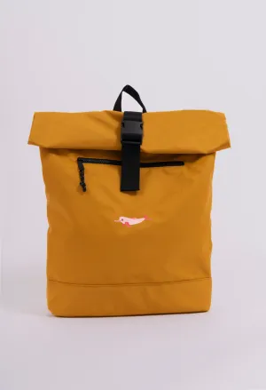 river dolphin recycled roll-top backpack