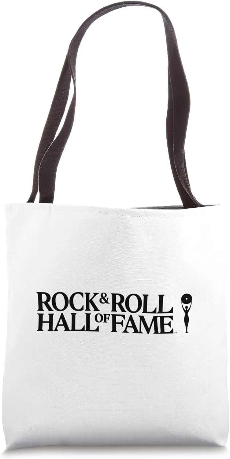 ROCK AND ROLL HALL OF FAME STATUETTE LOGO Tote Bag