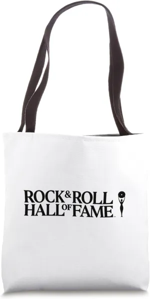 ROCK AND ROLL HALL OF FAME STATUETTE LOGO Tote Bag