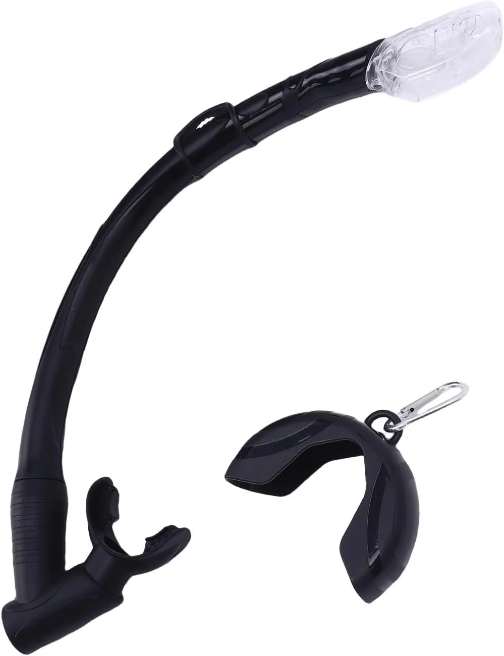 Roll Up Snorkel Wet Silicone Snorkel Tube Two in One Wetting Equipment for Training Swimming Diving Snorkeling,