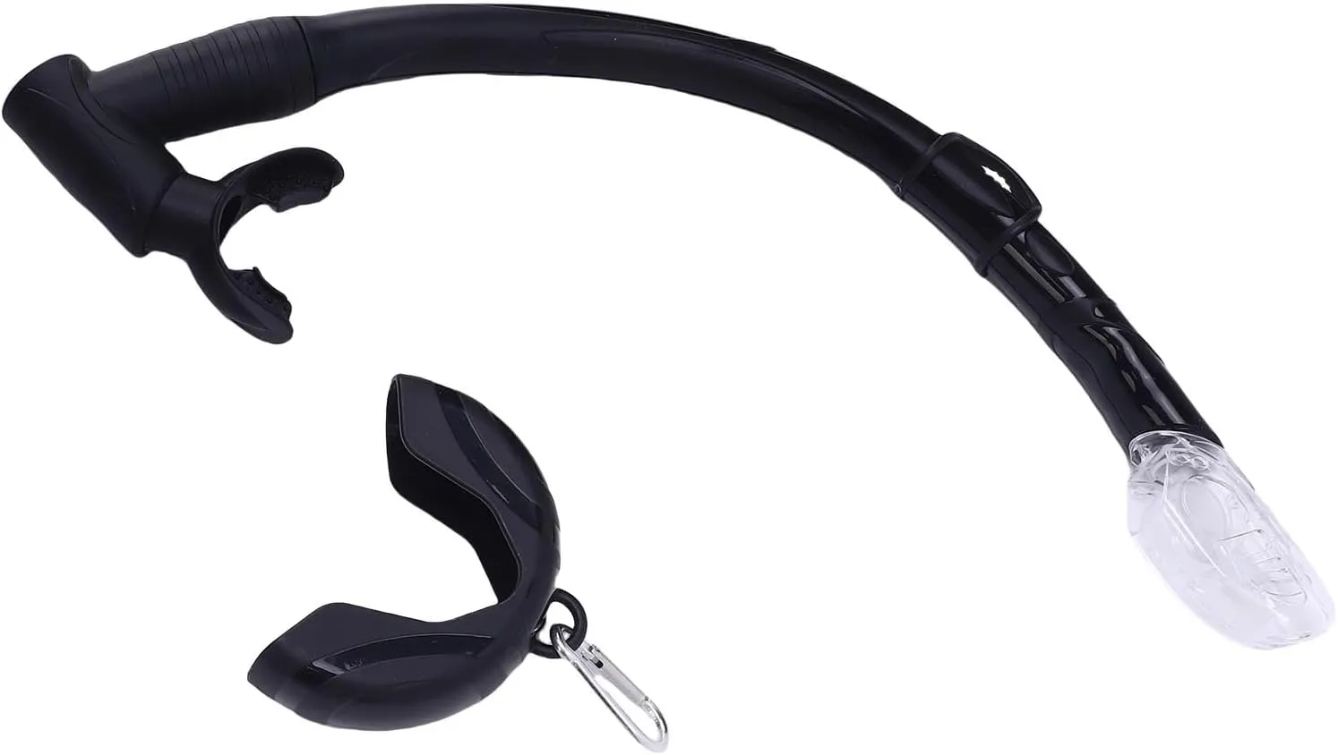 Roll Up Snorkel Wet Silicone Snorkel Tube Two in One Wetting Equipment for Training Swimming Diving Snorkeling,