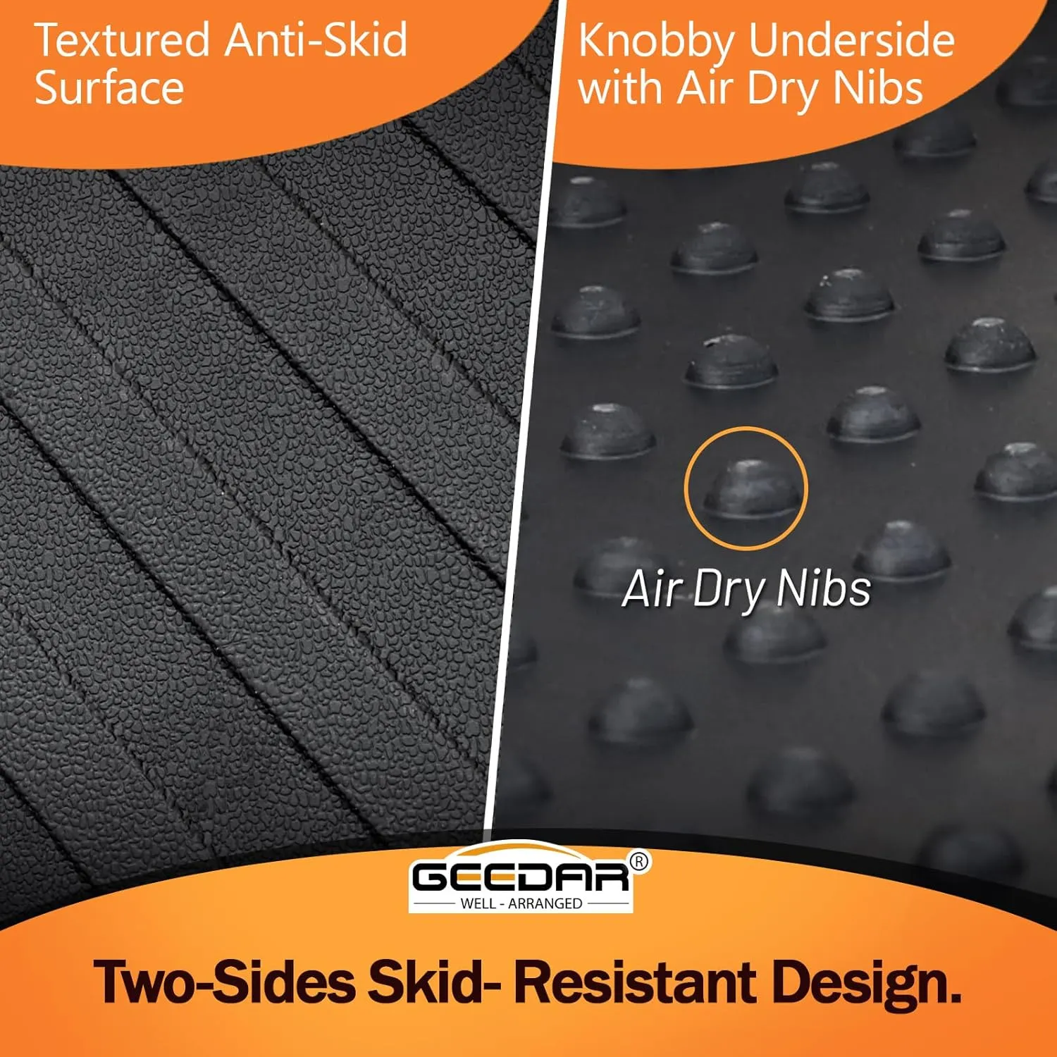 Rubber Bed Mat Compatible with 2024 2025 Toyota Tacoma 5Ft Heavy Duty Truck Bed Mat for Toyota Tacoma 5ft Truck Bed Liner, Heavy Duty Pickup Bed Accessories Cargo Mat