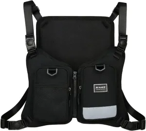 Running Backpack Vest Cell Phone and Accessories Holder Lightweight Pack for Walking Cycling (Black3)
