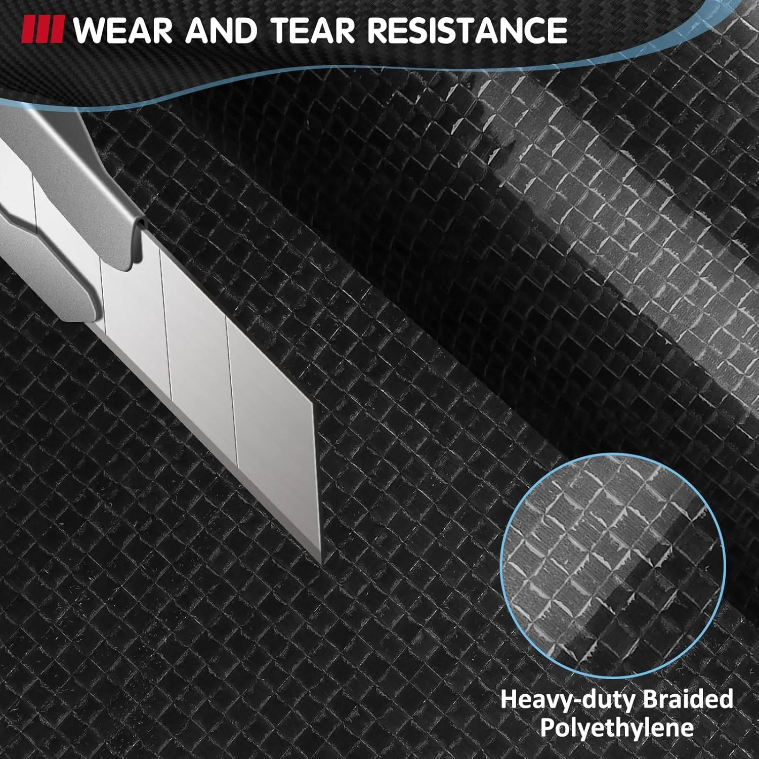 RV Underbelly Material RV Underbelly Tape, 6'' x 20' Waterproof Flex Belly Tape with Permanent Sealing Adhesive for Mobile Home, Camper Travel Trailer, Tear Repair Patch, Black