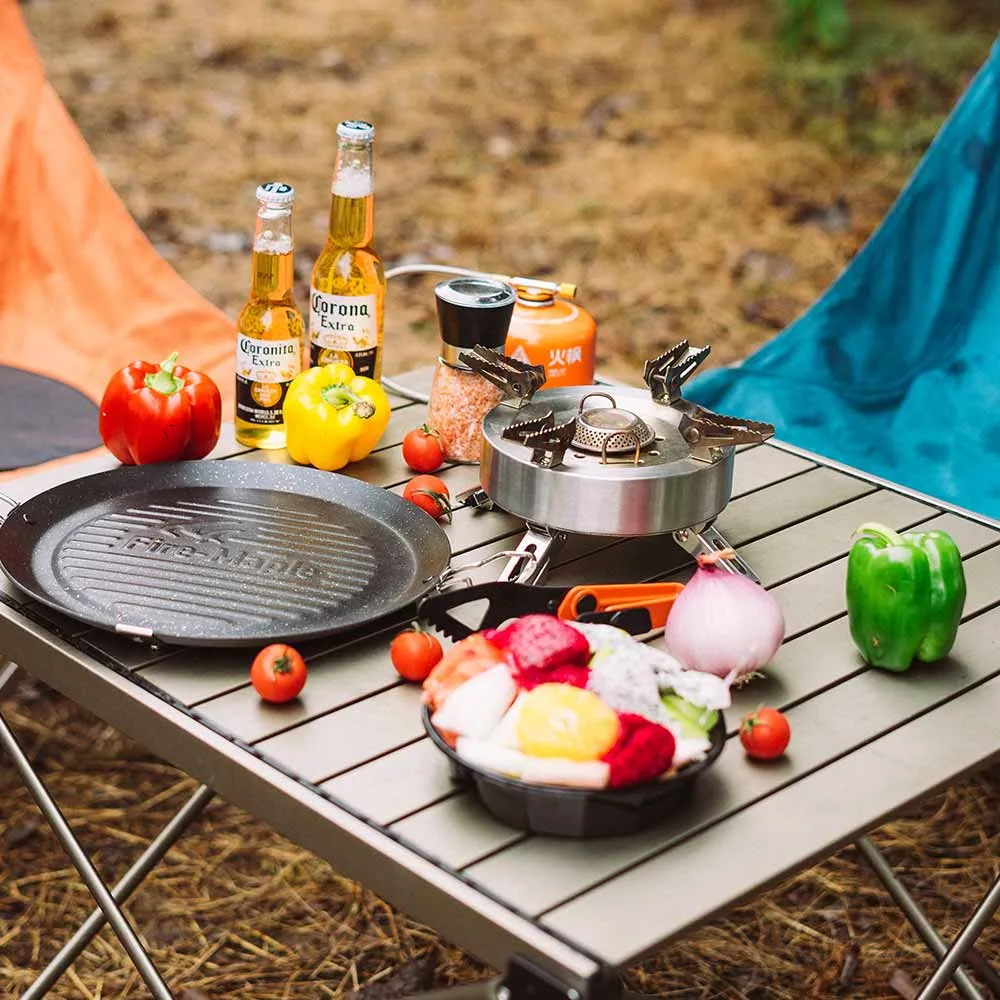 Saturn Gas Stove With Portable Grill Pan set