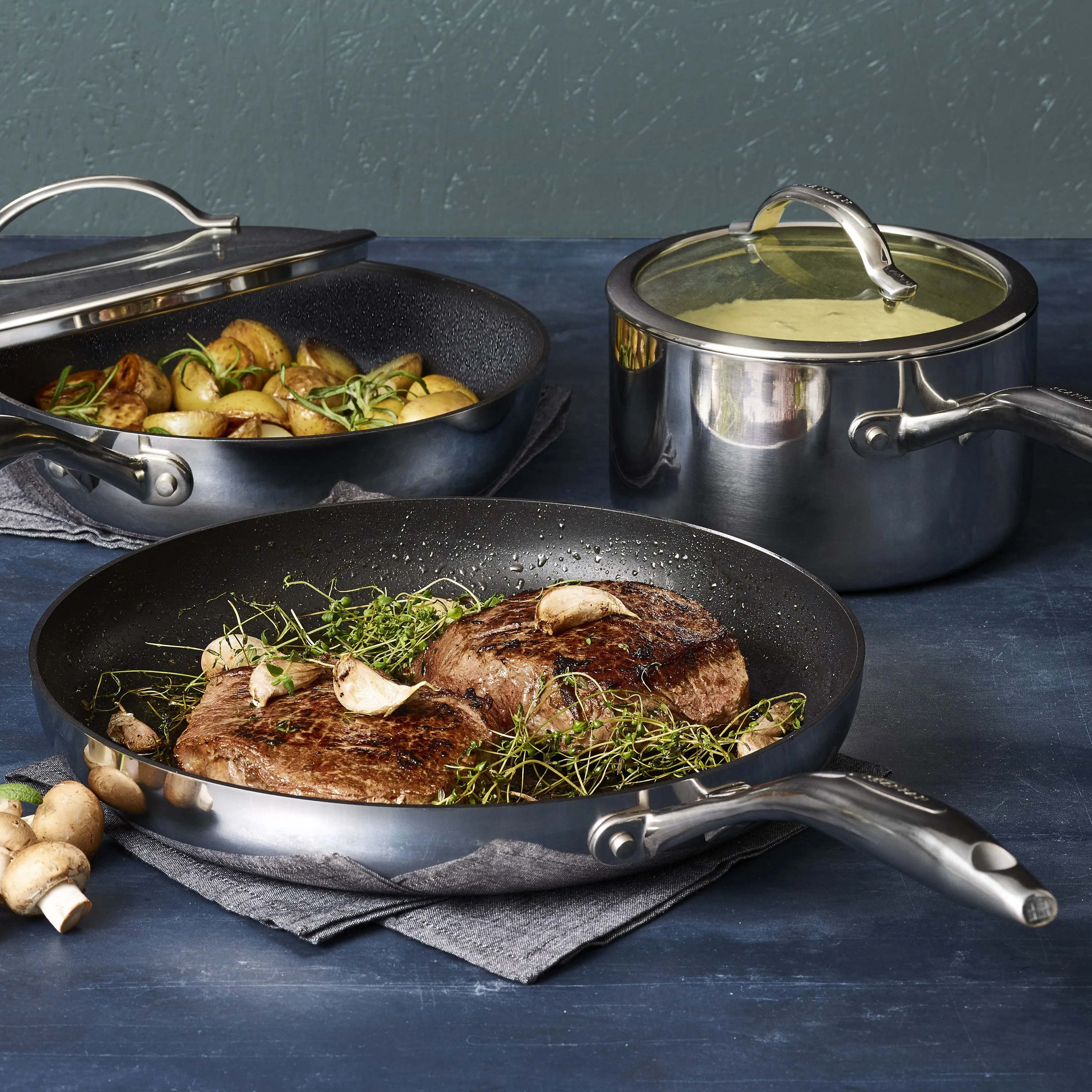 Scanpan HaptIQ 11" Stainless Steel Nonstick Fry Pan