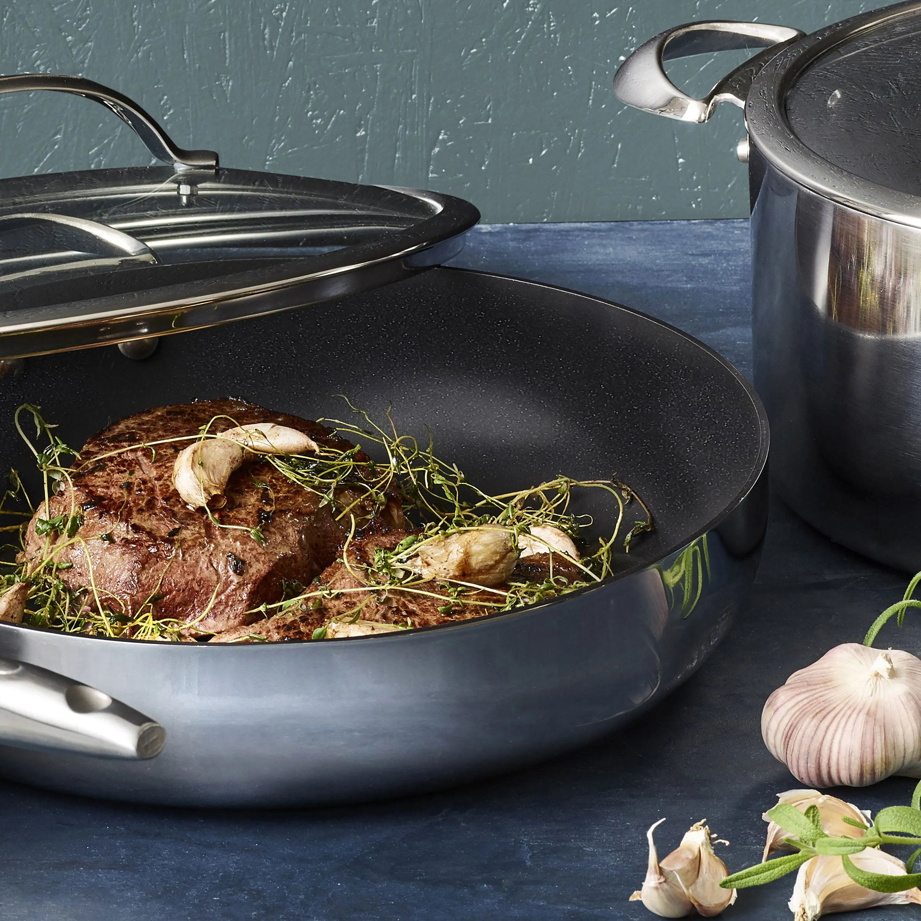 Scanpan HaptIQ 2.75-quart Stainless Steel Nonstick Saute Pan