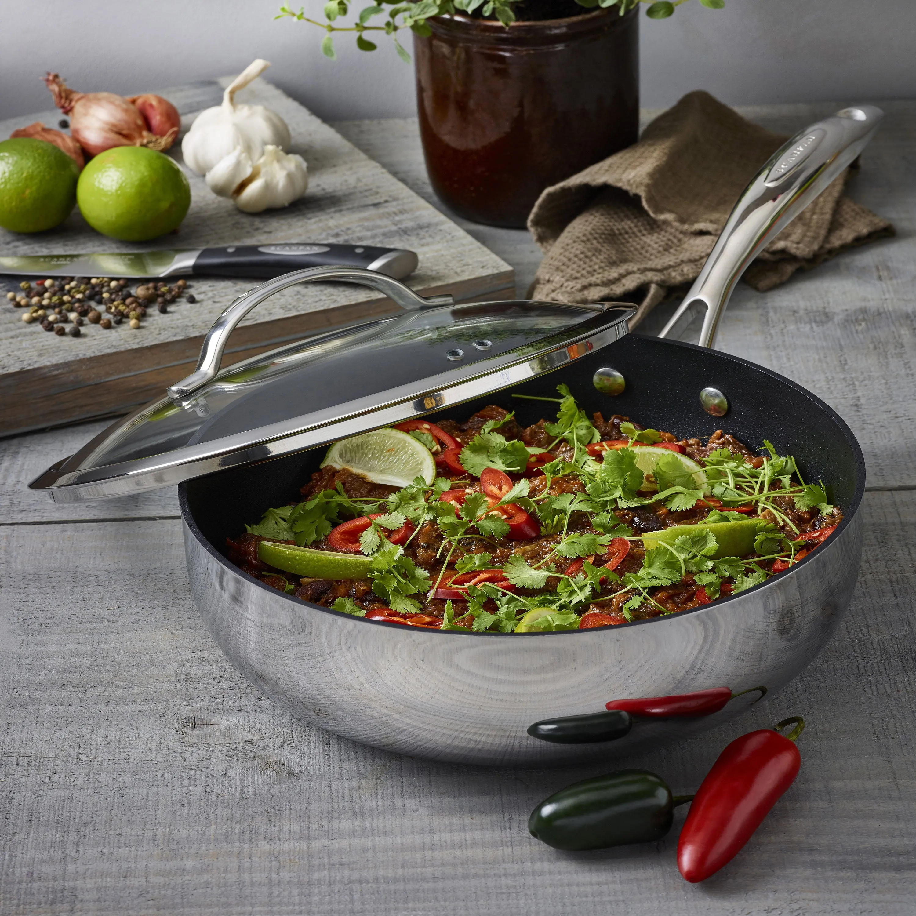 Scanpan HaptIQ 2.75-quart Stainless Steel Nonstick Saute Pan