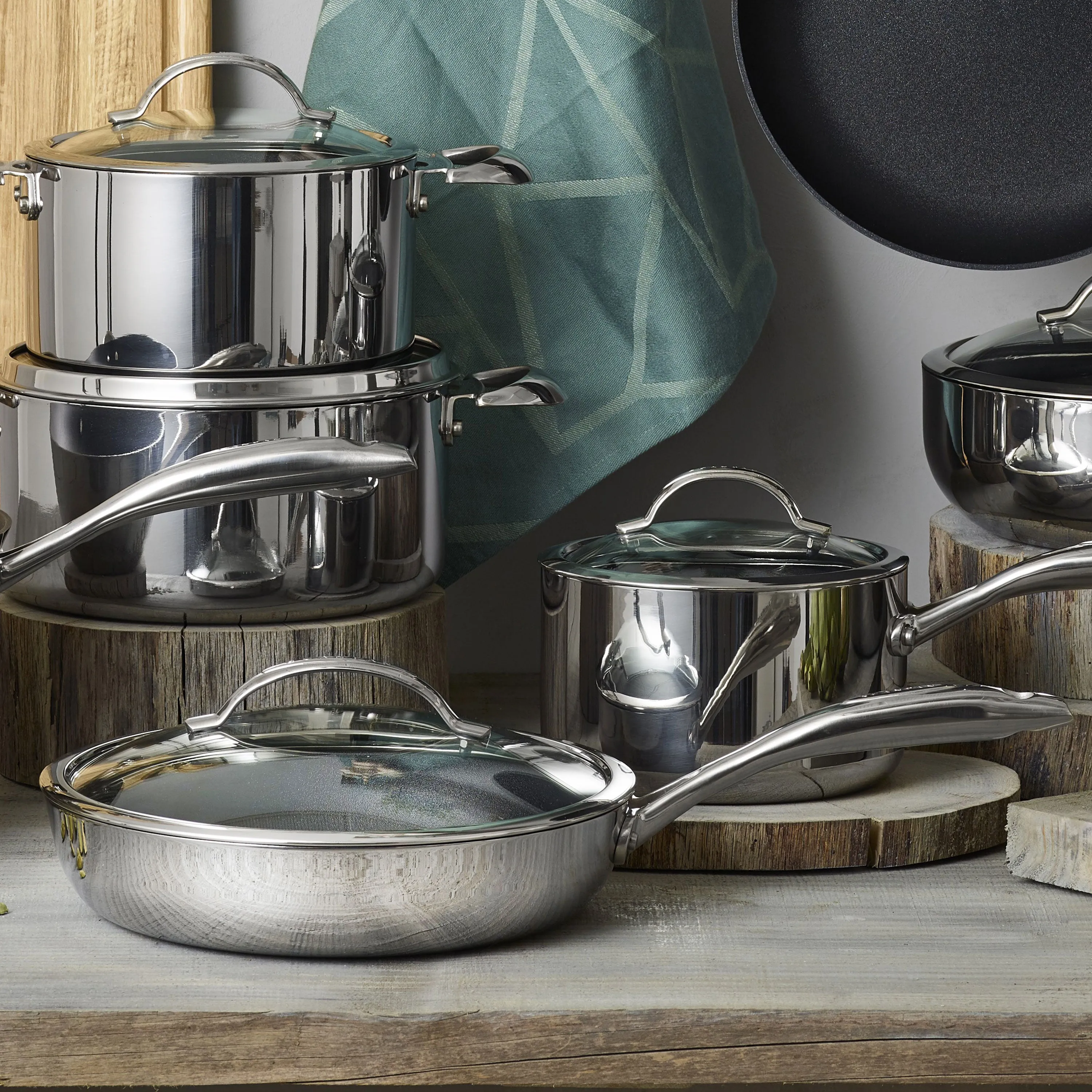 Scanpan HaptIQ 2.75-quart Stainless Steel Nonstick Saute Pan