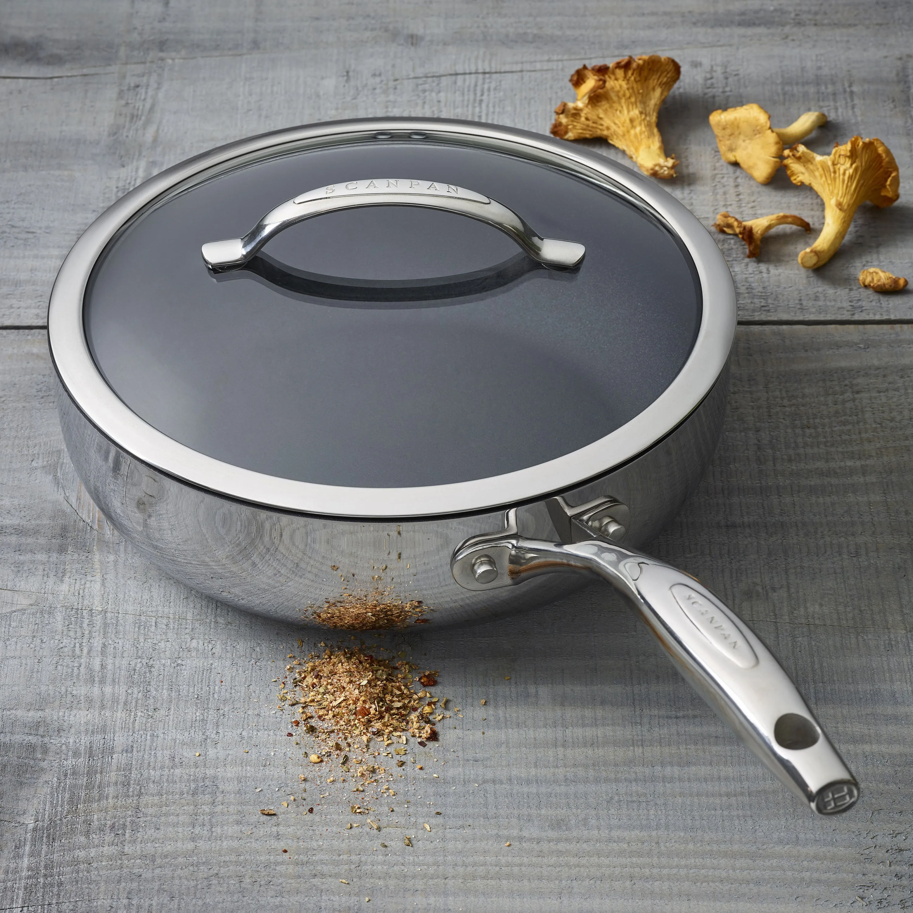 Scanpan HaptIQ 2.75-quart Stainless Steel Nonstick Saute Pan