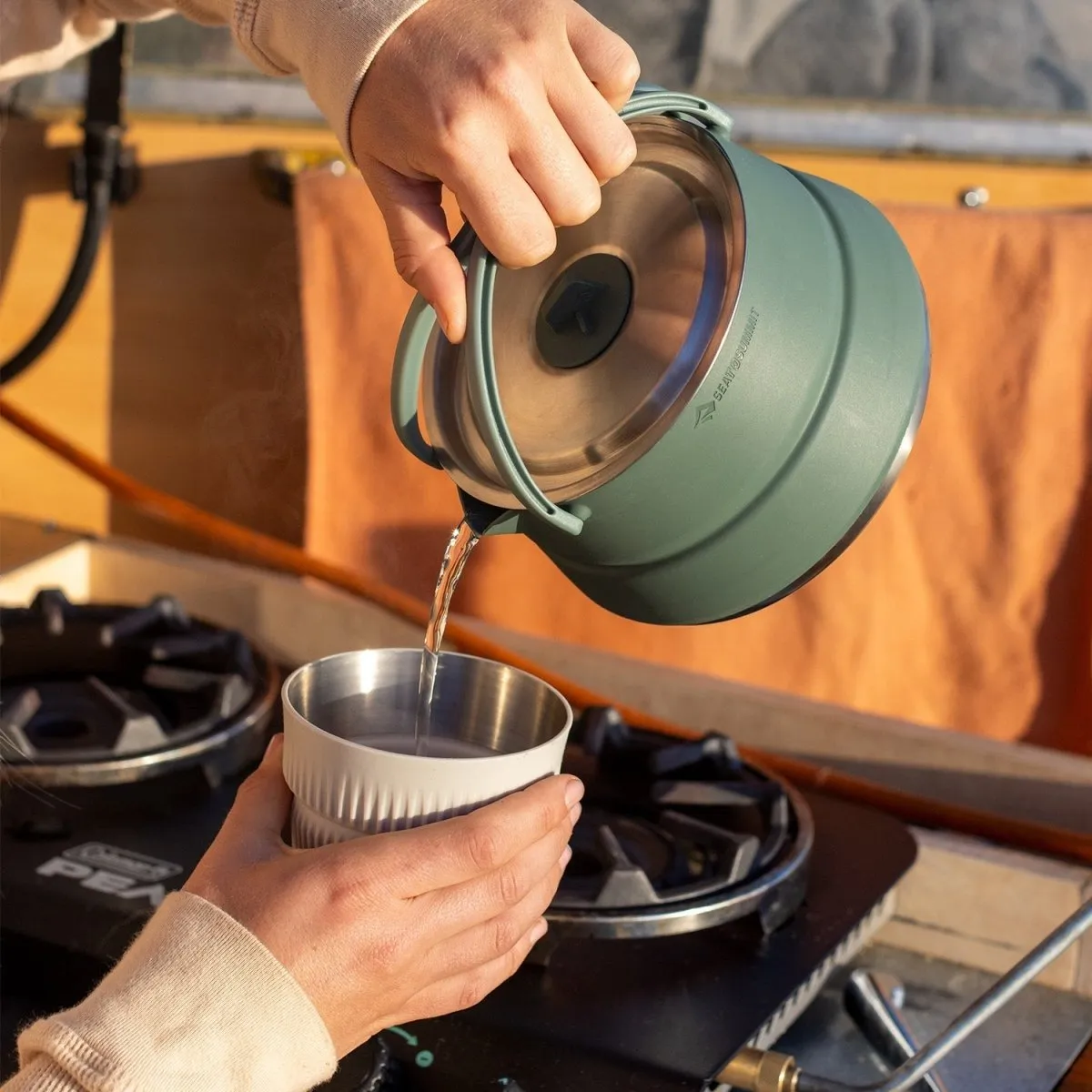 Sea to Summit Detour Stainless Steel Kettle Cook Set - [3 Piece]