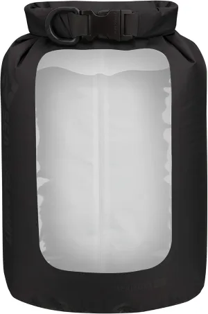 Sea to Summit View Dry Sack, See-Thru Dry Bag, 4 Liter, Black