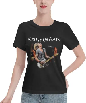 Shirt Women's Crewneck T-Shirt Summer Casual Tshirt Country Music Vintag Graphic Tee