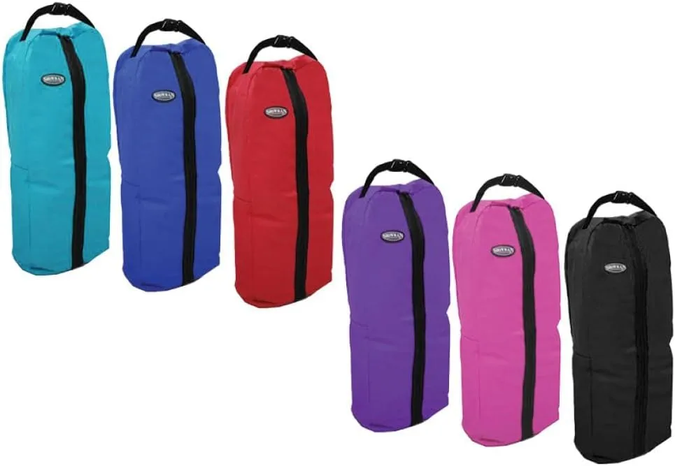 Showman Nylon Bridle or Halter Bag w/Front Zipper Closure