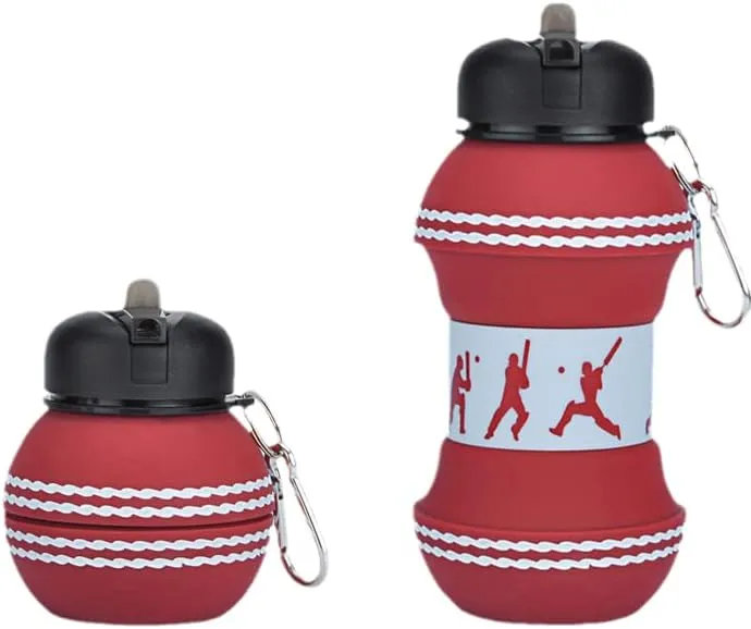 Silicone Folding Ball Bottle Outdoor Sports Kettle Home Kids Water Cup Portable with Fun Tumbler for Picnic Tumblerful Student Portable Cute