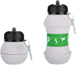 Silicone Folding Ball Bottle Outdoor Sports Kettle Home Kids Water Cup Portable with Fun Tumbler for Picnic Tumblerful Student Portable Cute