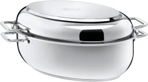 Silit Roasting Pan with Oval Lid, Silver, 38 x 26 x 12.2 cm, 8.4 Litre