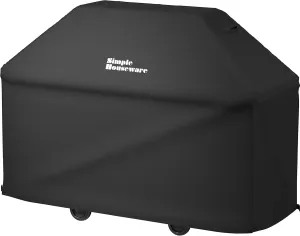 Simple Houseware 72 in. Waterproof Heavy Duty Gas BBQ Grill Cover, Weather-Resistant Polyester