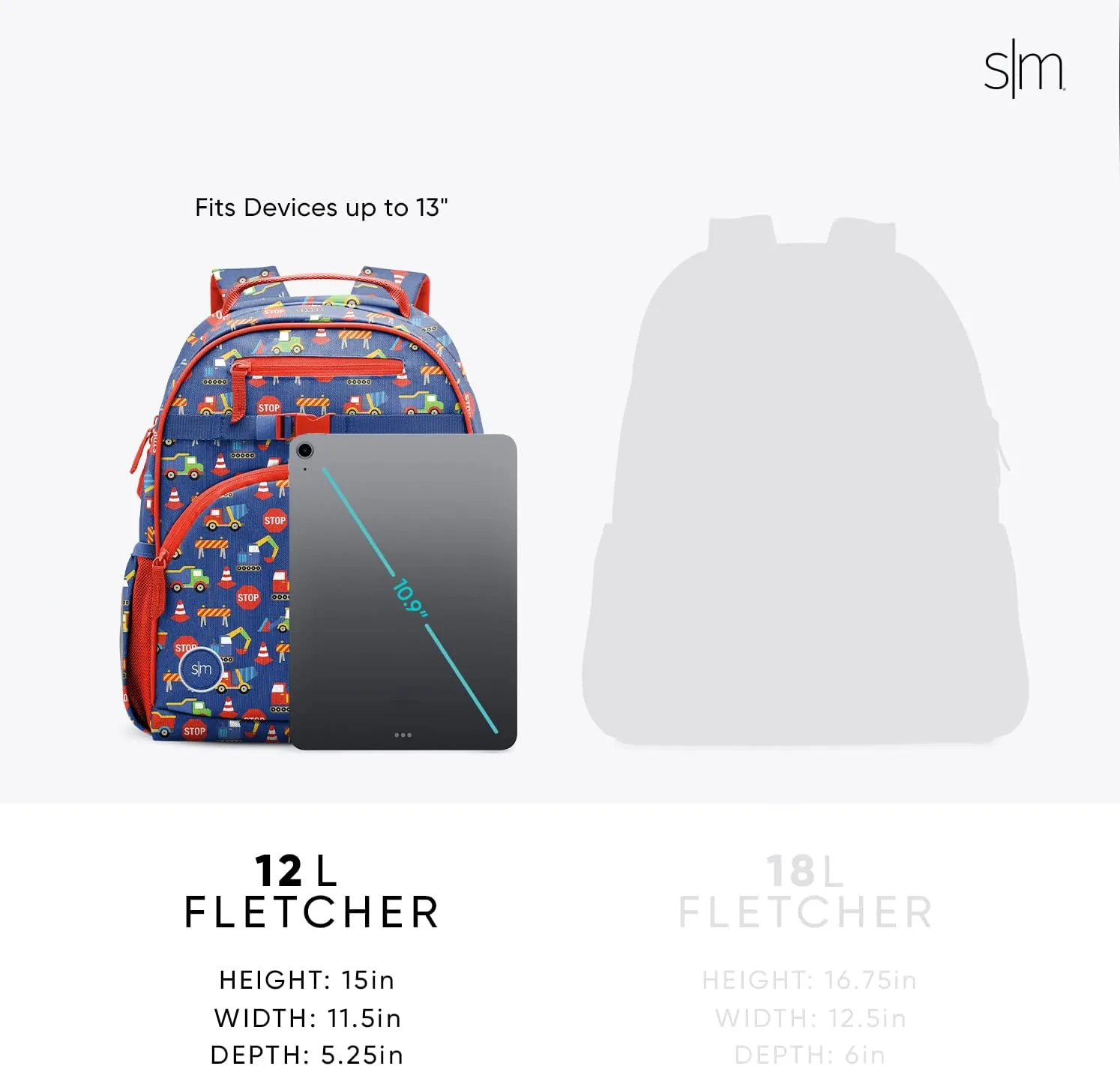 Simple Modern Medium Peppa Pig Toddler Backpack for School Girls and Boys | Kindergarten Elementary Kids Backpack | Fletcher Collection | Kids - 15" tall | Bubbles