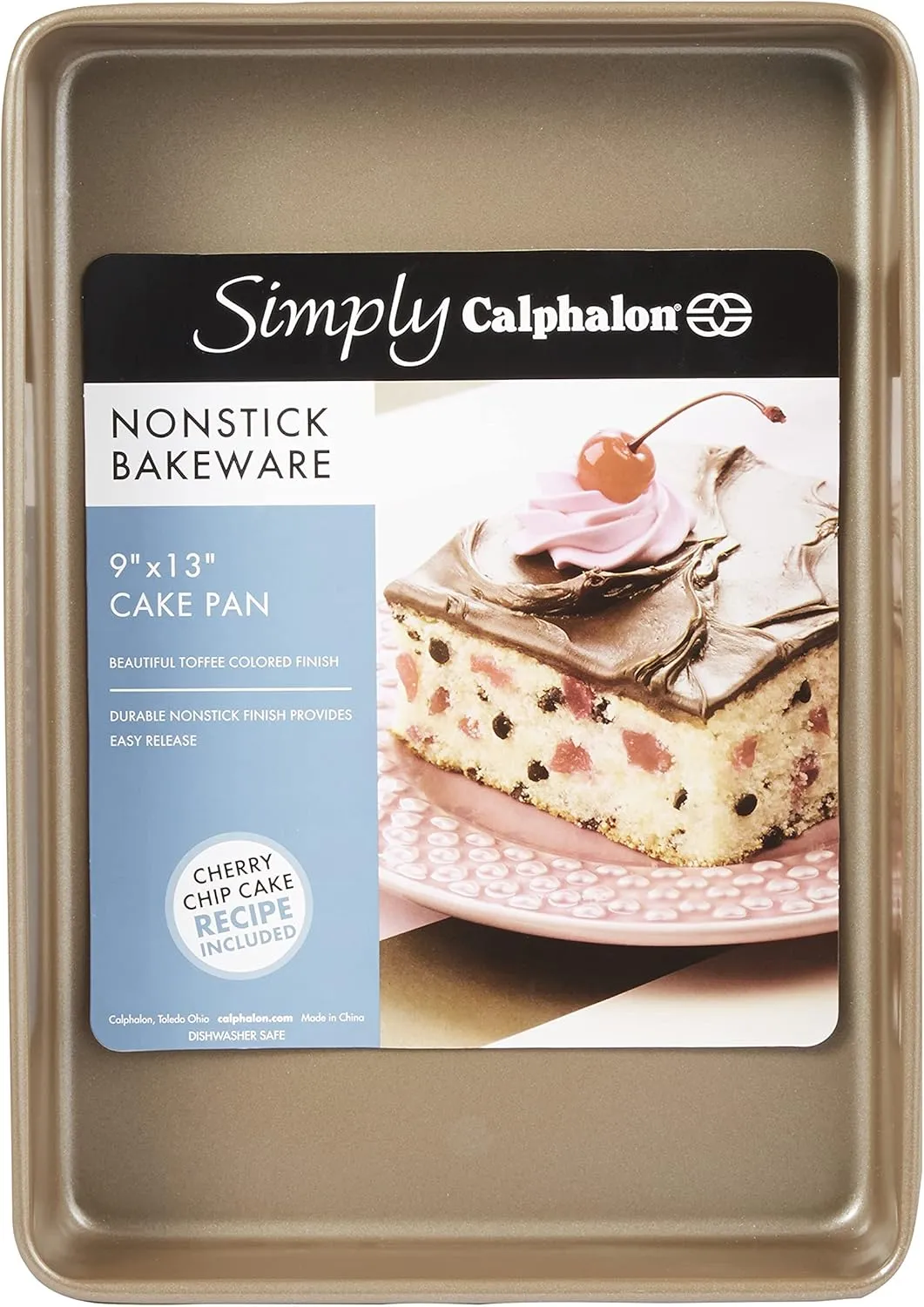 Simply Calphalon Nonstick Bakeware, Rectangular Cake Pan, 9-inch by 13-inch
