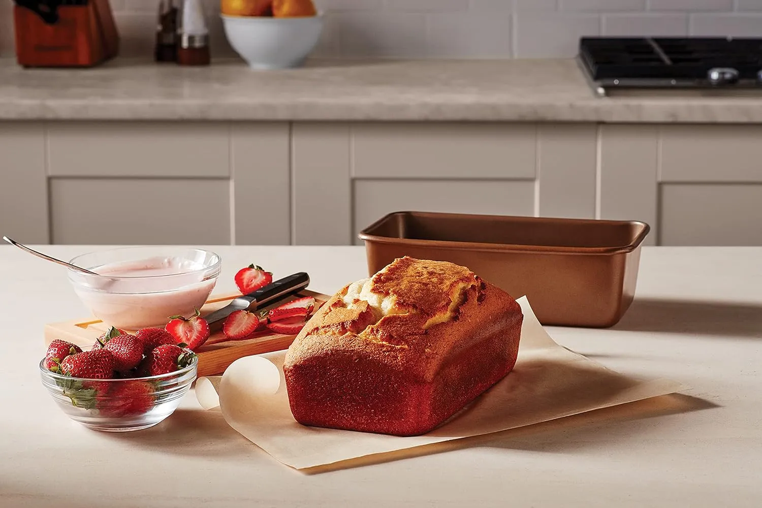 Simply Calphalon Nonstick Bakeware, Rectangular Cake Pan, 9-inch by 13-inch