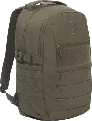 Slumberjack SJK Chaos 20L Tactical Daypack with PALS Attachment Air-Mesh Panels and Shoulder Straps Backpack For Men and Women - Black Leaf Green
