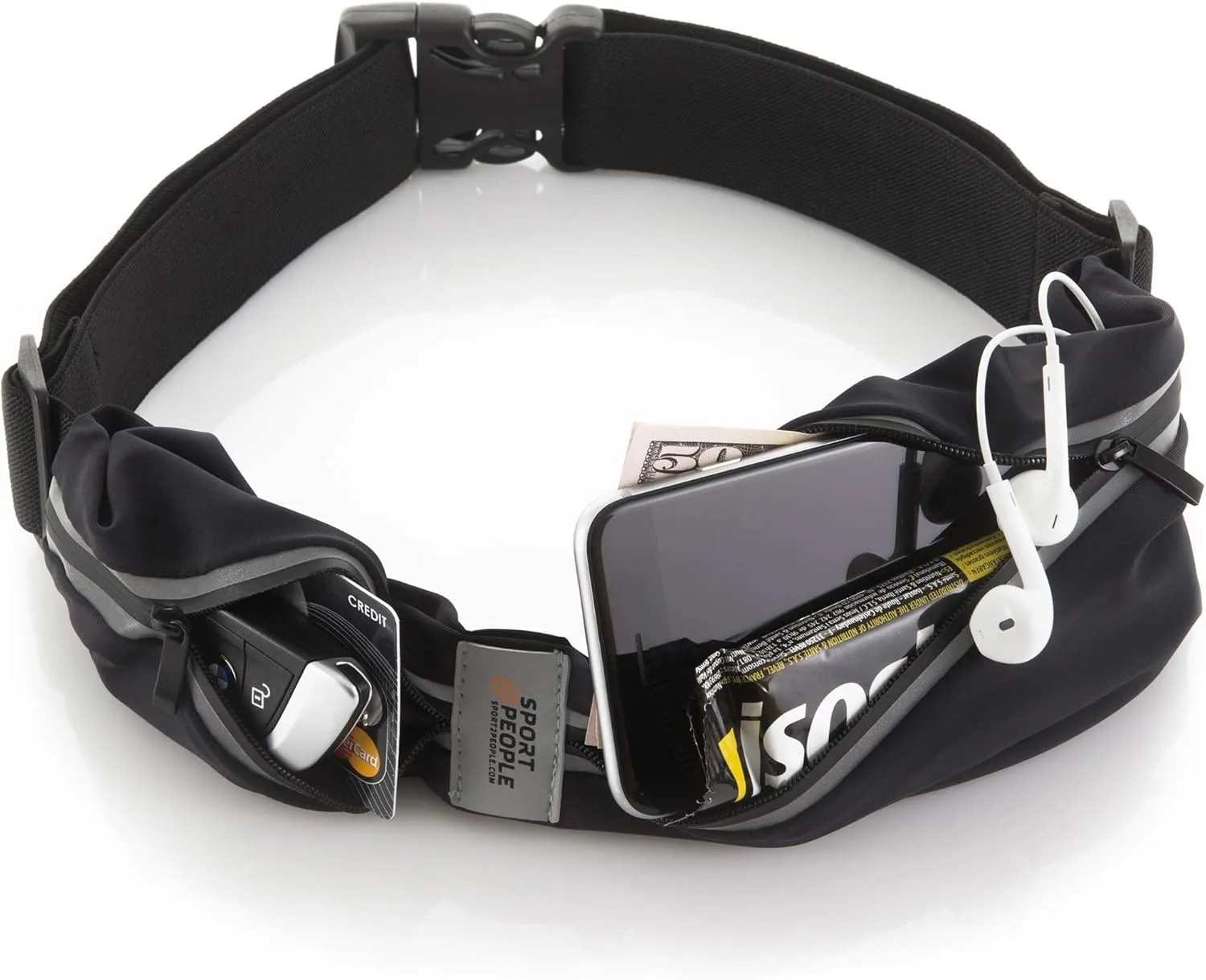 sport2people set Running Belt for Men & Women and Exercise Resistance Bands for Booty