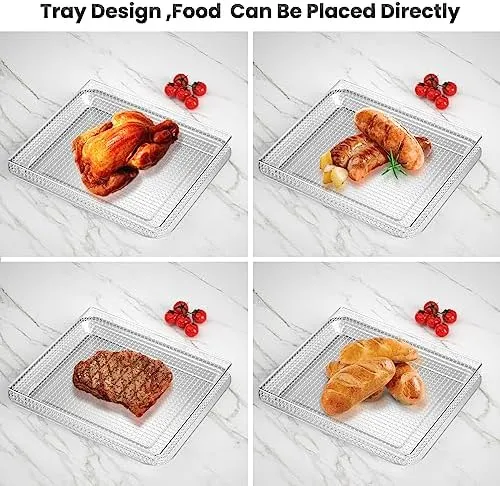 Stainless Steel Air Fryer Basket and Tray,Compatible with Cuisinart Airfryer TOA-060 and TOA-065