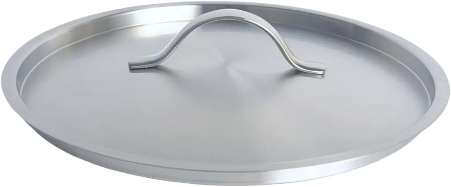 Stainless Steel Pan Lid Frying Pan Cover Easy Clean Practical Heat Resistant Skillet Lid Pan Cover for BBQ Kitchen Camping, 28cm