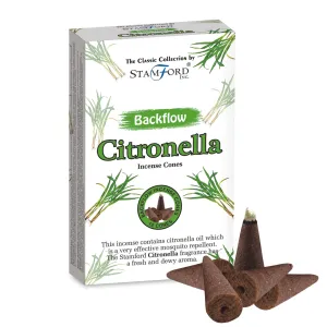Stamford Backflow Incense Cones - Citronella - Pack of 12 (Approx. 144 cones)