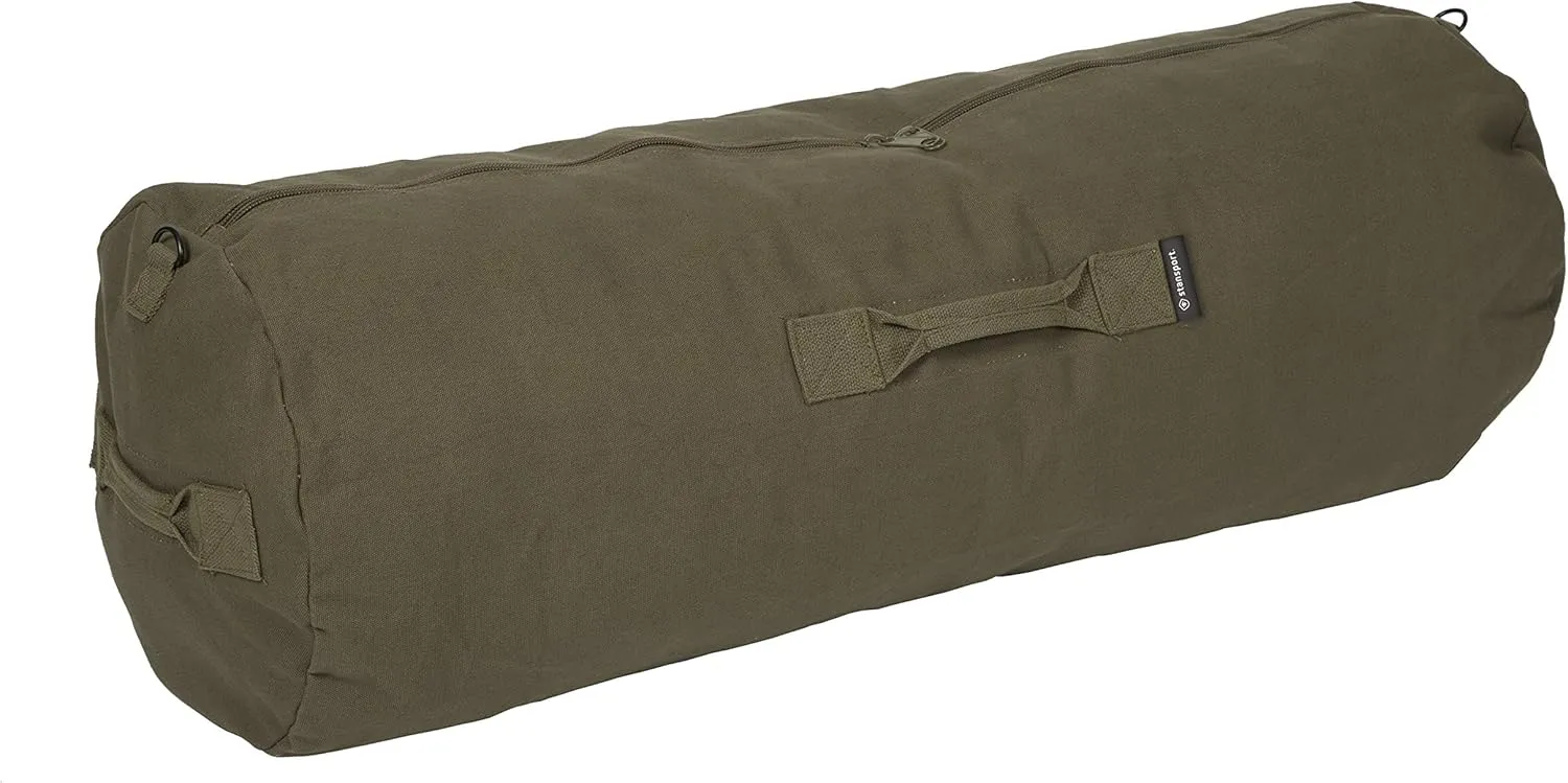 STANSPORT - Deluxe Duffel Bag With Zipper For Gym, Travel, & Storage