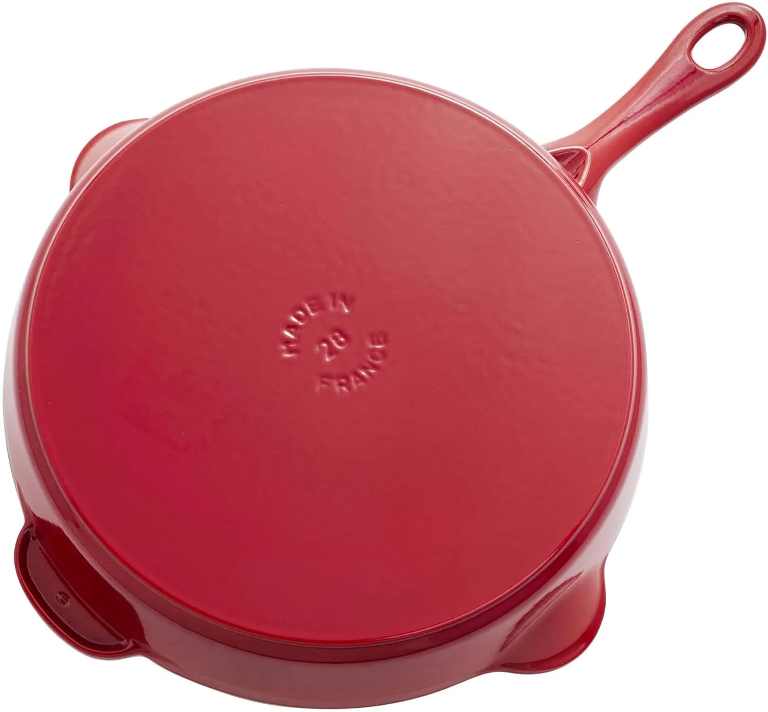 Staub Cast Iron 11-inch Traditional Skillet - Cherry, Made in France