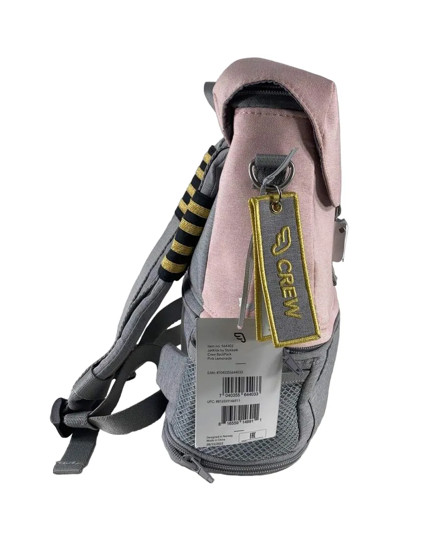 Stokke Jetkids Crew Backpack, Pink Lemonade