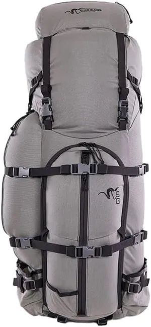 Stone Glacier Sky Guide 7900 Pack with Xcurve Frame, 7900 Cubic Inch Capacity, Foliage, Large, Heavy-Duty YKK Zippers, Cordura 500, Made in USA (50078-FG-L)