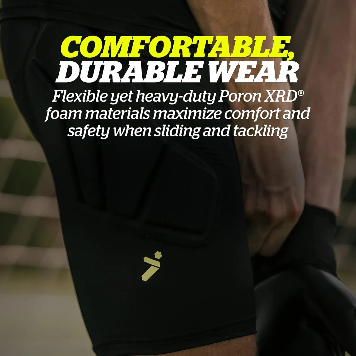 Storelli BodyShield Unisex Goalkeeper Sliders, High-Impact Protection, Sweat-Wicking, UV-Resistant Athletic Undershorts