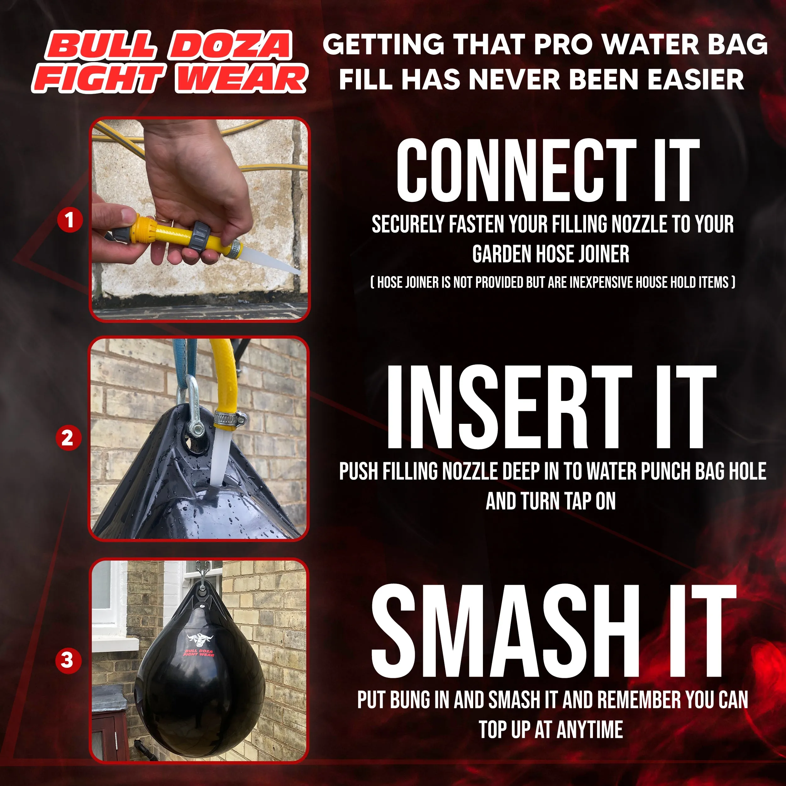 Strong Water Punch Bag hose pipe filler