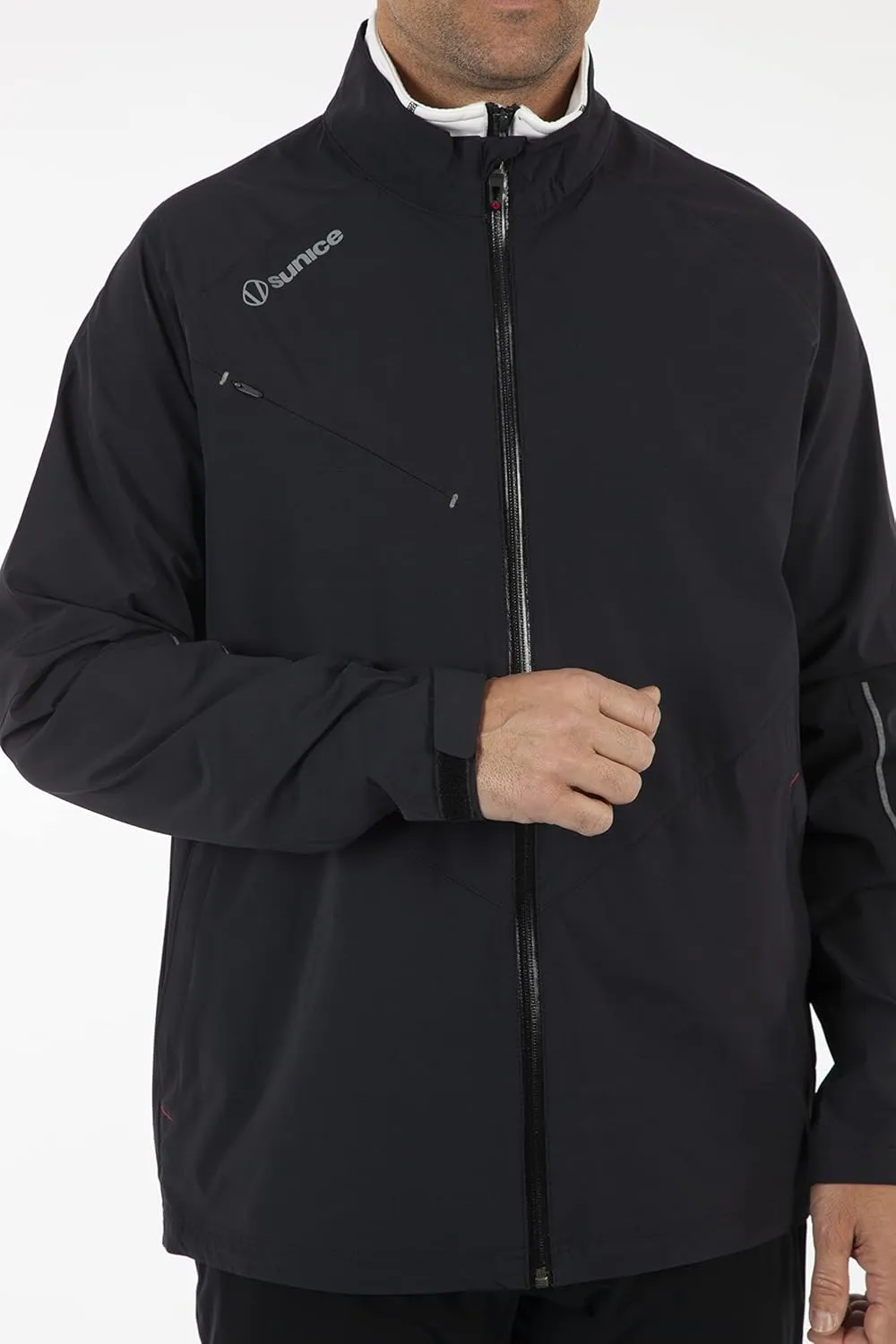 Sunice Peformance Apparel - Elliot Men's Lightweight Water-Resistant Windproof Highly Breathable Convertible Quick Dry Jacket