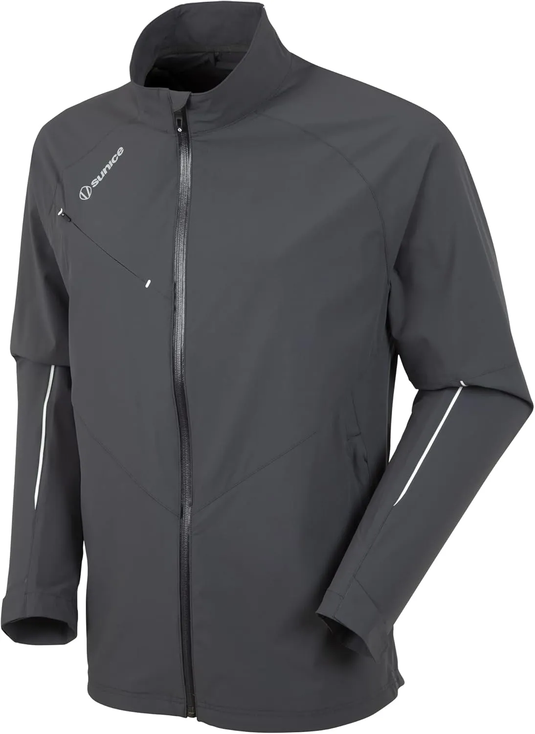Sunice Peformance Apparel - Elliot Men's Lightweight Water-Resistant Windproof Highly Breathable Convertible Quick Dry Jacket
