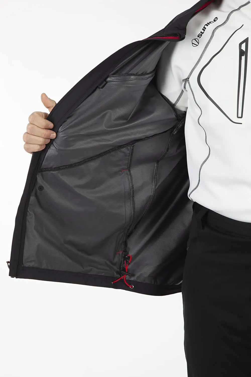 Sunice Peformance Apparel - Elliot Men's Lightweight Water-Resistant Windproof Highly Breathable Convertible Quick Dry Jacket