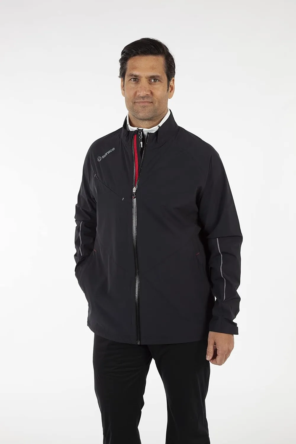 Sunice Peformance Apparel - Elliot Men's Lightweight Water-Resistant Windproof Highly Breathable Convertible Quick Dry Jacket