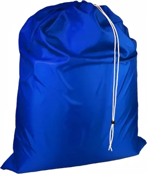 Super Extra Large Heavy Duty 100% Nylon Laundry Storage Bag, H U G E size: L 40" x H 50", Family size Bag with Locking Closure Drawstring, Machine Washable, XXL Organizer Bag. Made in USA (ROYAL BLUE)