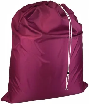 Super Extra Large Heavy Duty 100% Nylon Laundry Storage Bag, H U G E size: L 40" x H 50", Laundry Bag with Locking Closure Drawstring, Machine Washable, XXL Organizer Bag. Made in USA (CRANBERRY)