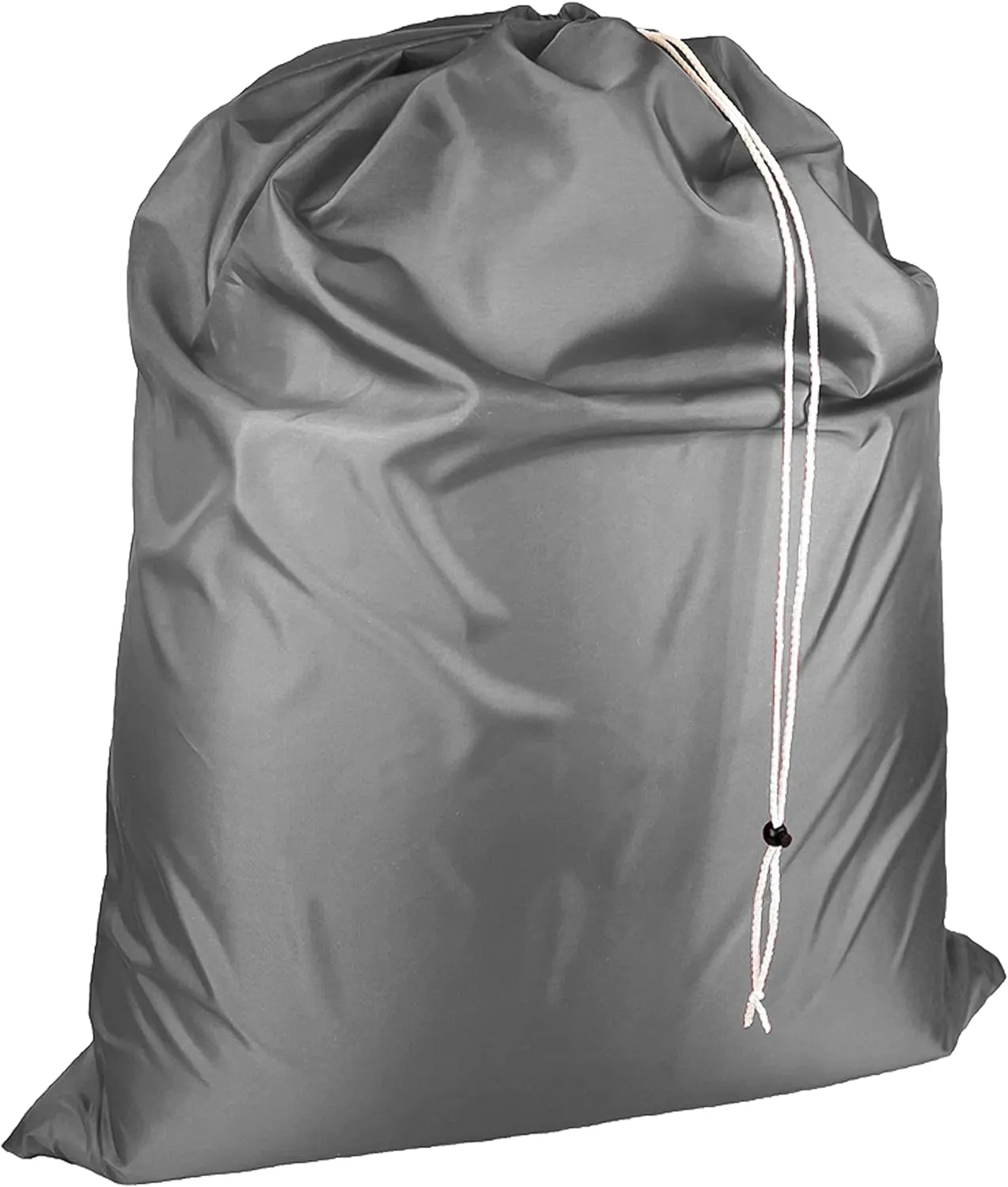 Super Extra Large Heavy Duty 100% Nylon Laundry Storage Bag, H U G E size: L 40" x H 50", Perfect for Car Travel and Moving. Made in USA (GRAY)