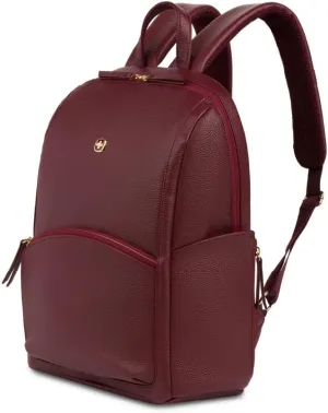 SwissGear Serenity Luxe Women's Laptop Backpack, Red, 16 Inches