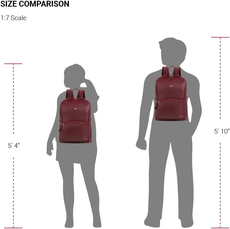 SwissGear Serenity Luxe Women's Laptop Backpack, Red, 16 Inches