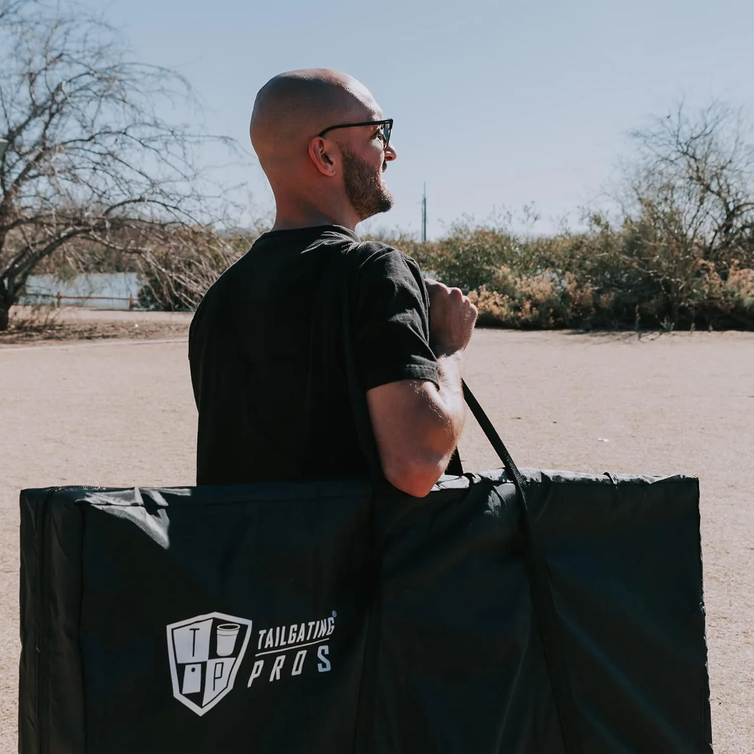 Tailgating Pros Set of 8 Cornhole Bean Bags Made with Regulation Duck Cloth- Choose Corn Filled, All Weather Filled, or Pro Style (Tote Bag Included)