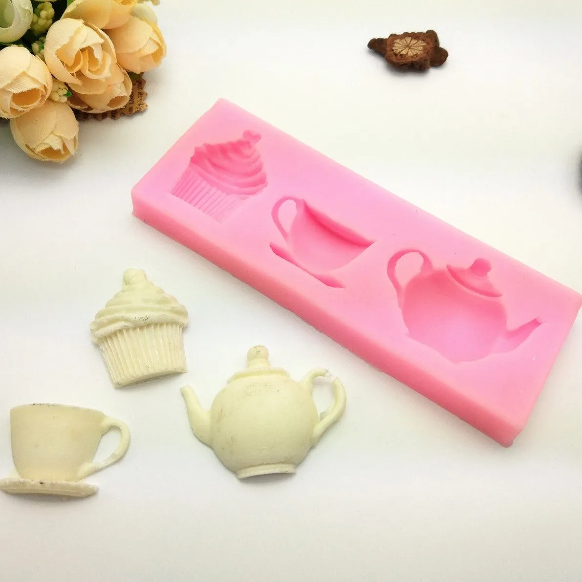Teacup, Kettle, Cupcake - Silicone Mold