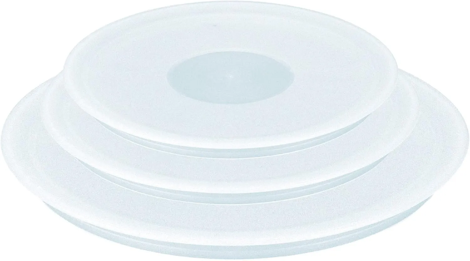 Tefal L9019222 Ingenio Plastic Lids (Set of 3) - White, 16/18/20 cm