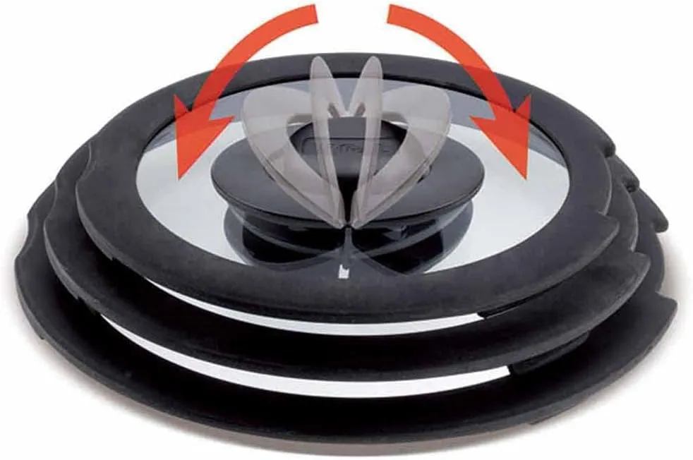 Tefal L99366 T-fal Lid 10.2 inches (26 cm) Butterfly Glass Lid Ingenio Neo